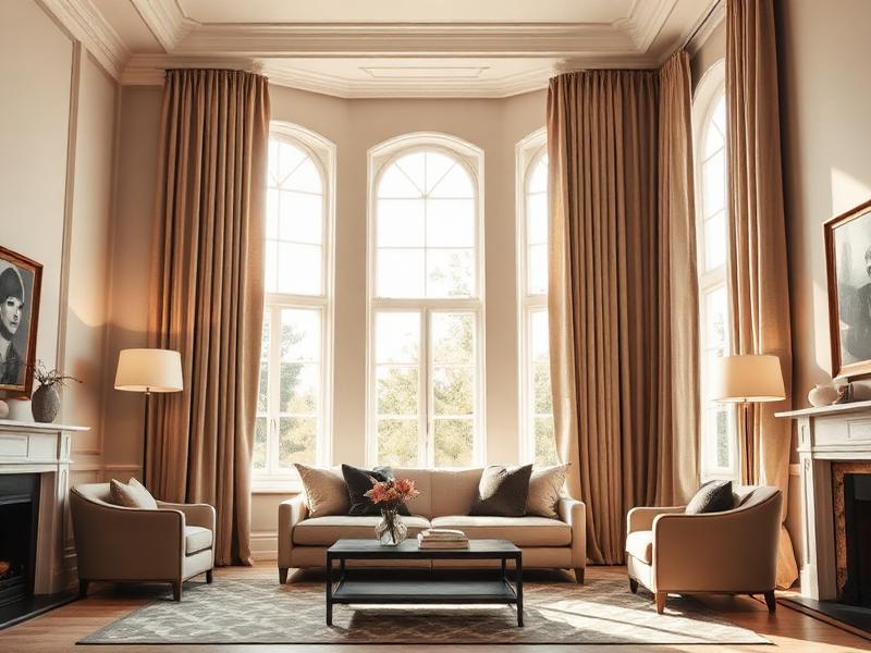 Curtains installation by Expert Shutters in Sussex